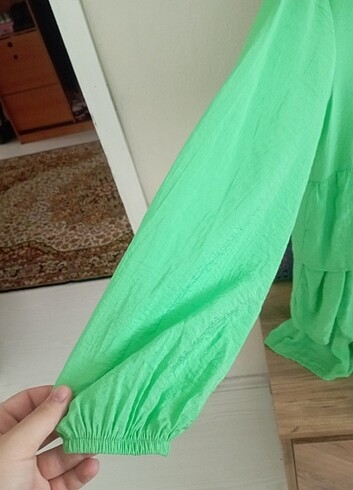 xl Beden yeşil Renk Tunik