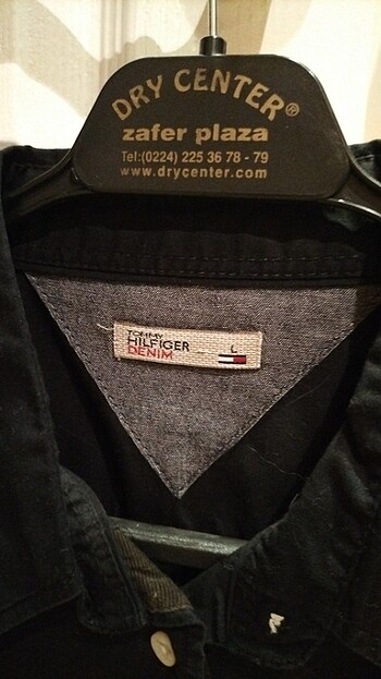 Tommy Hilfiger Tommy Hilfiger denim siyah gömlek
