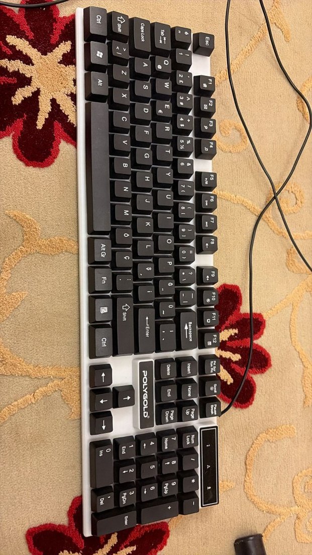 Gri Kablolu Klavye ve Mouse Seti - Görsel 5