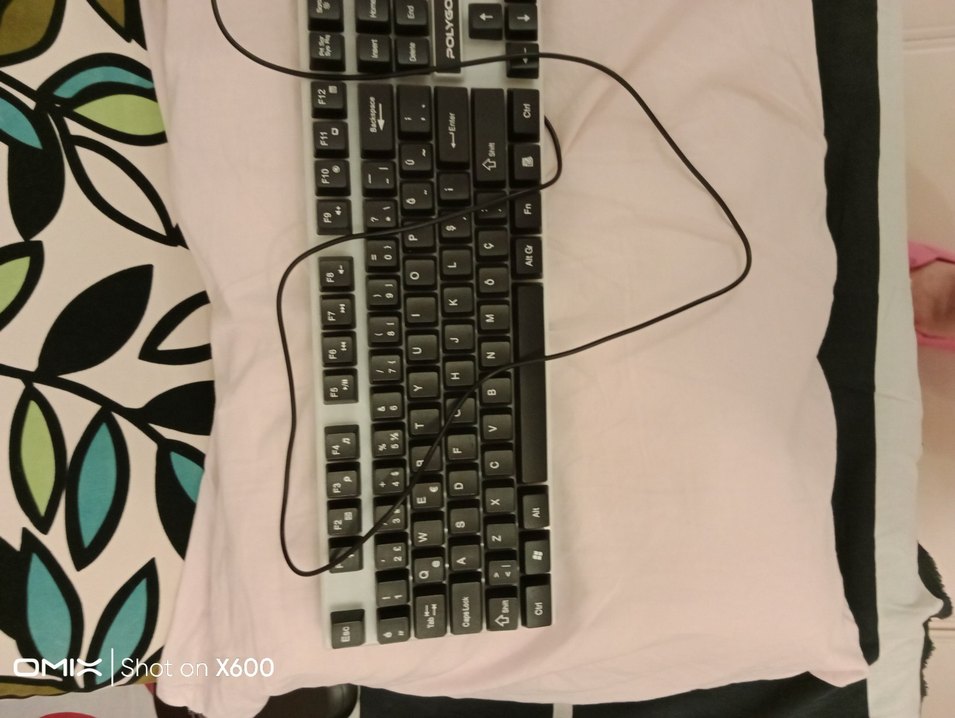 Gri Kablolu Klavye ve Mouse Seti - Görsel 3