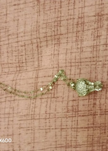 Uzun Zincirli Gümüş Kadın Kolye - Görsel 2