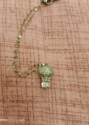 Uzun Zincirli Gümüş Kadın Kolye - Görsel 4