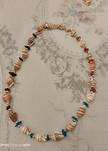 Uzun Çok Renkli Boncuklu Bohem Kadın Kolye - Görsel 2