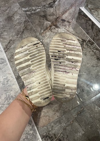 Bej Kız Çocuk Babet Ayakkabı - Görsel 4