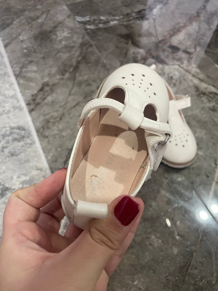 Bej Kız Çocuk Babet Ayakkabı - Görsel 2