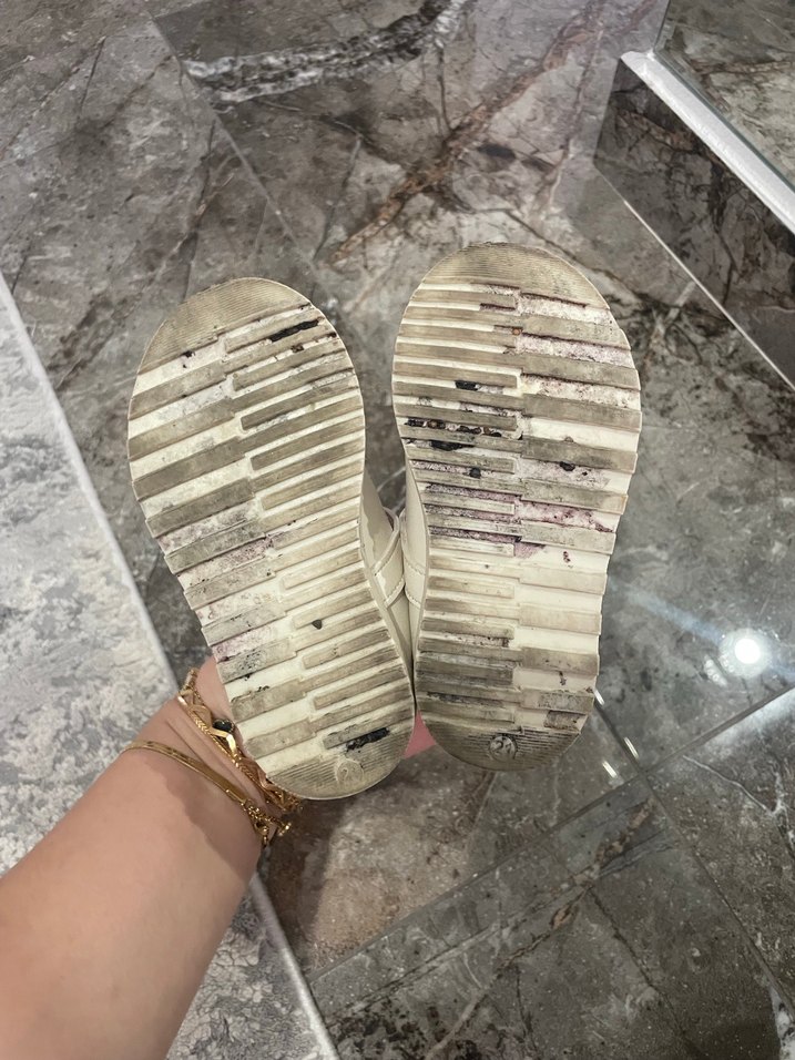 Bej Kız Çocuk Babet Ayakkabı - Görsel 4