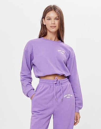 Bershka lila set