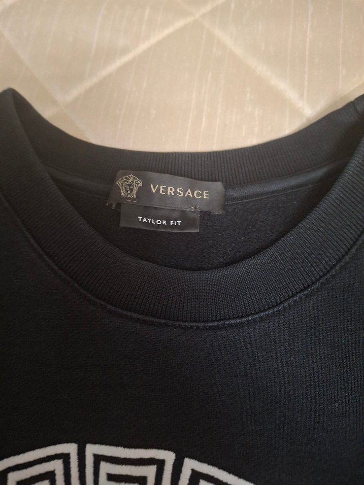 Siyah Baskılı Oversize Sweatshirt - Görsel 4