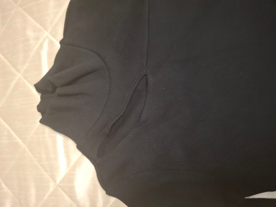 Kadın Siyah Balıkçı Yaka  Triko - Görsel 2