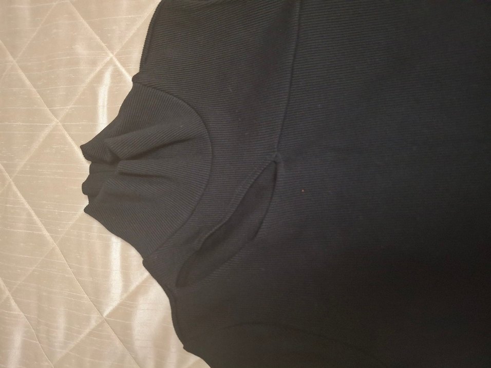 Kadın Siyah Balıkçı Yaka  Triko - Görsel 3