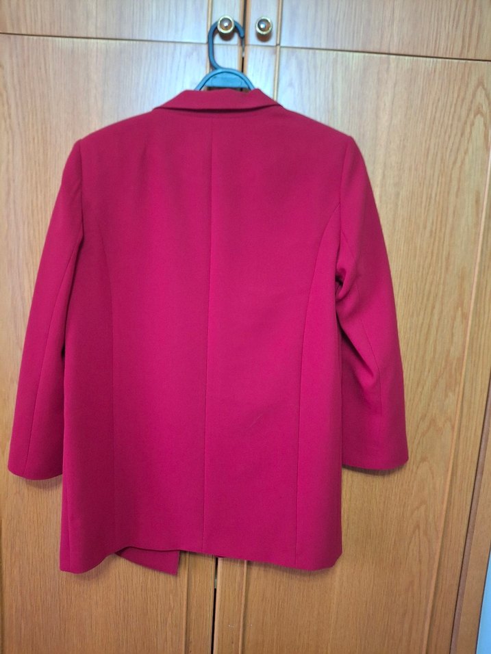 kırmızı Kadın Blazer Ceket - Görsel 3