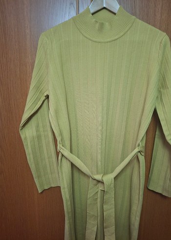 Uzun Kollu örgü Elbise - Görsel 2