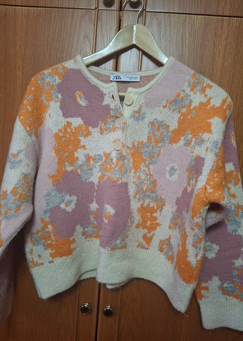 Zara Kadın Renkli Örgü kazak - Görsel 2