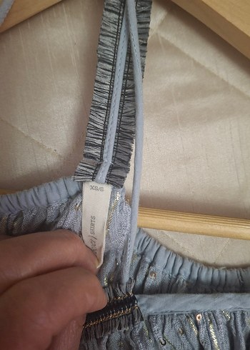 Gri Keten Askılı keten takim - Görsel 5