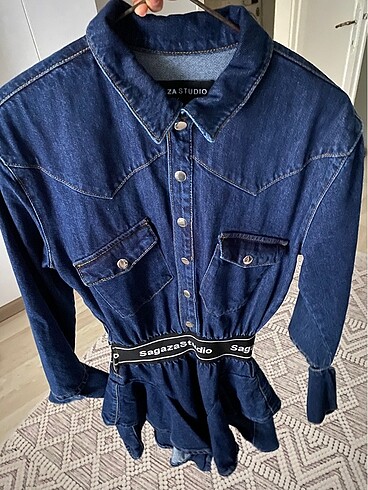 36 Beden Kot elbise sagaza/ Trendyol