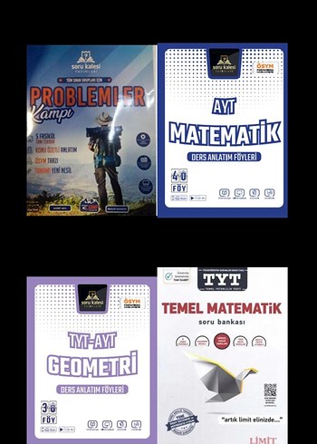 TYT-AYT Matematik ve Geometri Soru Bankaları