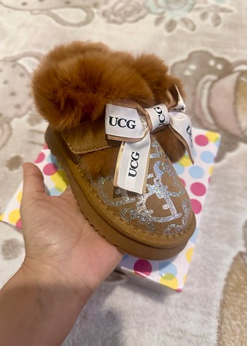 Kız Çocuk Kahverengi Kürklü UGG Bot - Görsel 2
