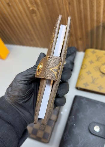 Klasik Kahverengi hakiki Deri ajanda. - Görsel 3