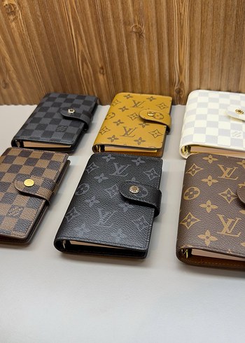 Klasik Kahverengi hakiki Deri ajanda. - Görsel 5