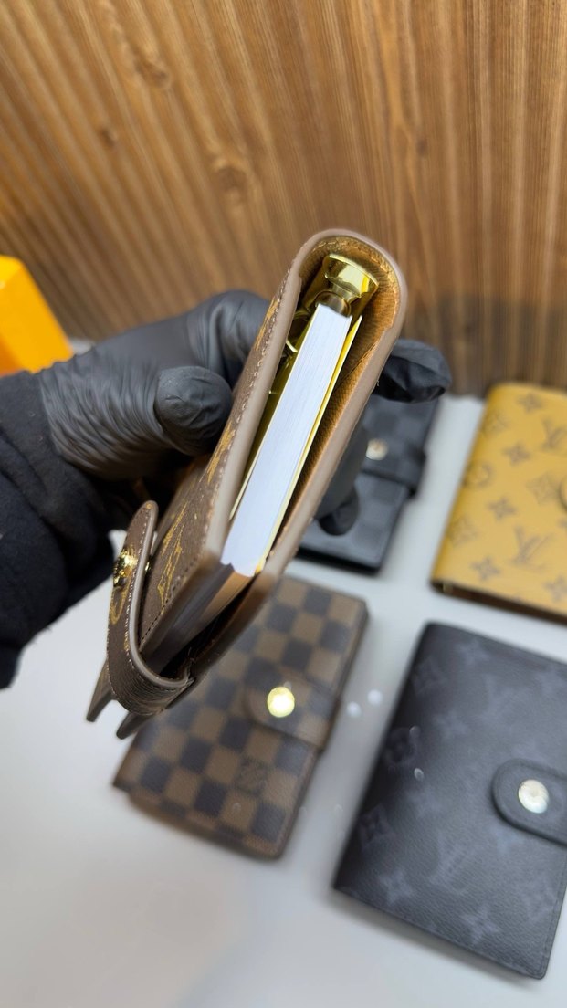 Klasik Kahverengi hakiki Deri ajanda. - Görsel 4