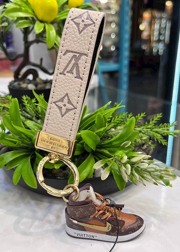 Altın Renkli Street Style deri anahtarlık. - Görsel 8