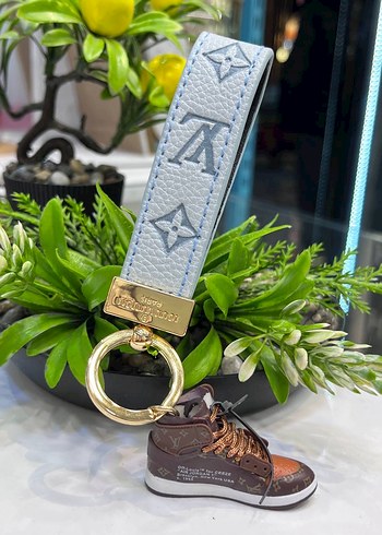 Altın Renkli Street Style deri anahtarlık. - Görsel 10