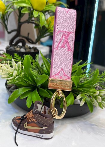 Altın Renkli Street Style deri anahtarlık. - Görsel 11