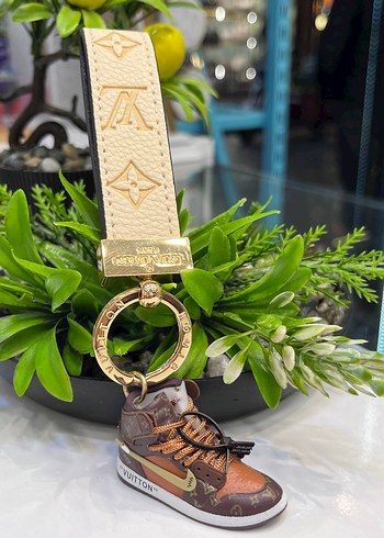 Altın Renkli Street Style deri anahtarlık. - Görsel 9