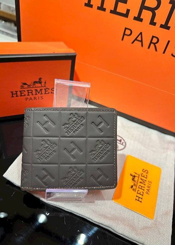 Hermès Paris Desenli Deri Erkek Cüzdanı - Görsel 6