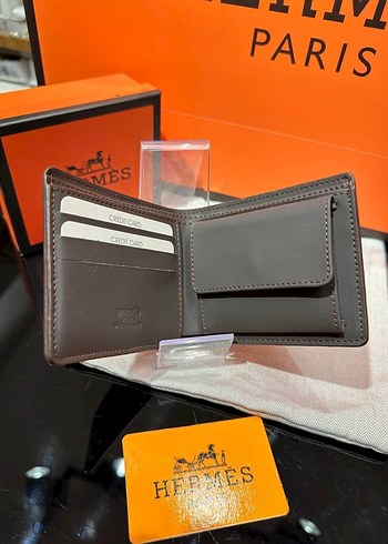 Hermès Paris Desenli Deri Erkek Cüzdanı - Görsel 7