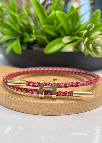 Beyaz deri Hermes Bileklik - Görsel 10