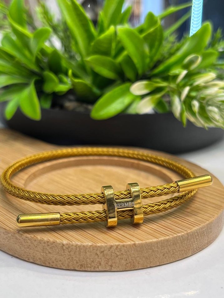 Beyaz deri Hermes Bileklik - Görsel 5