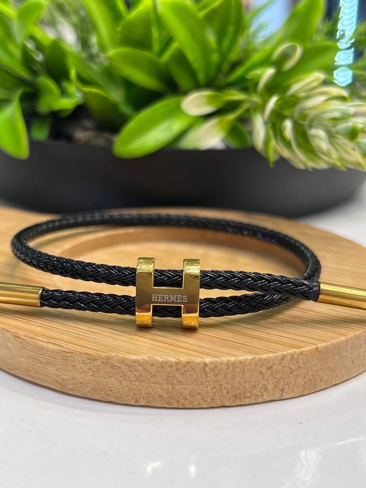 Beyaz deri Hermes Bileklik - Görsel 3