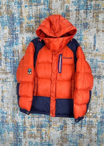 American Vintage Turuncu Kapüşonlu Erkek Kayak Montu