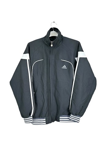 Adidas Siyah Gri vintage Spor Ceket