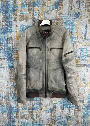 American Vintage Gri Deri Erkek Ceket vintage