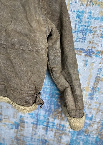 American Vintage Vintage deri ceket bomber