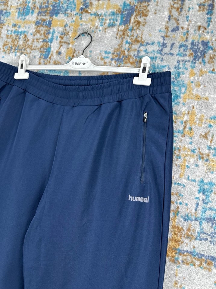 Hummel Lacivert Rahat Kesim Erkek Eşofman Altı - Görsel 4