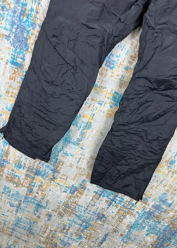 Siyah Rahat Kesim Fermuarlı Kayak Pantolonu - Görsel 2