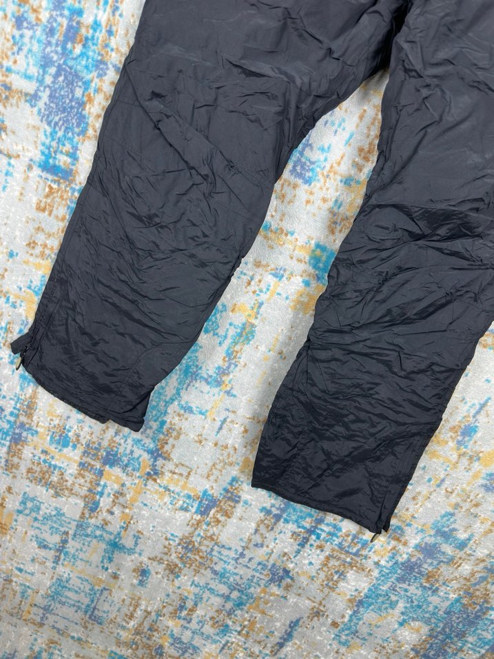 Siyah Rahat Kesim Fermuarlı Kayak Pantolonu - Görsel 2