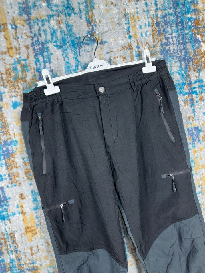 Siyah Fermuarlı Erkek kayak Pantolon - Görsel 3