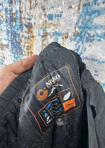 Siyah Fermuarlı Kayak Pantolonu - Görsel 5