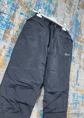 Siyah Fermuarlı Kayak Pantolonu - Görsel 3