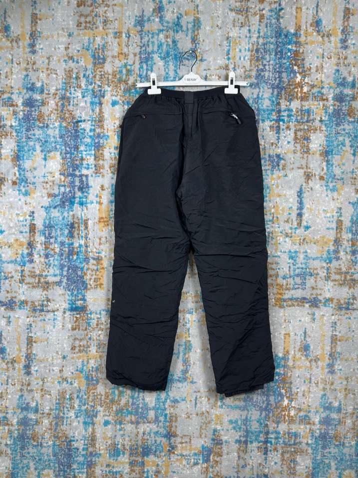 Siyah Fermuarlı Kayak Pantolonu - Görsel 4