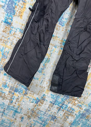 Siyah Rahat Kesim Fermuarlı Erkek Kayak Pantolonu - Görsel 2