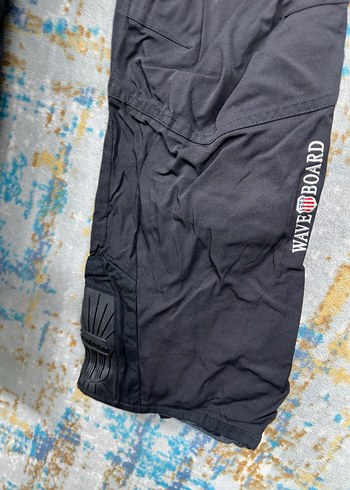 Siyah Rahat Kesim Fermuarlı Erkek Kayak Pantolonu - Görsel 4