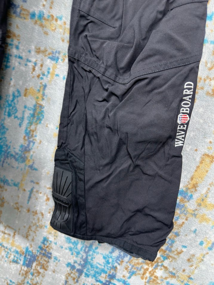 Siyah Rahat Kesim Fermuarlı Erkek Kayak Pantolonu - Görsel 4