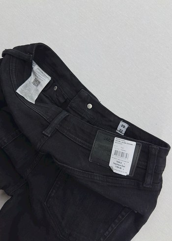 Jack Jones Siyah Jeans Pantolon 162 - Görsel 7