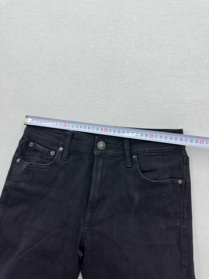 Jack Jones Siyah Jeans Pantolon 162 - Görsel 4