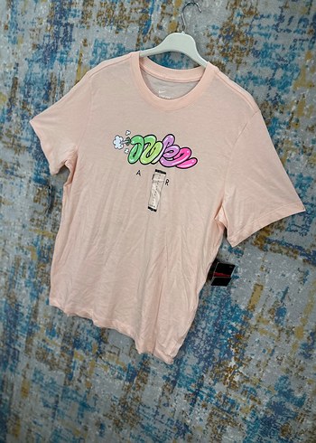 Nike Erkek Pembe Pamuklu Kısa Kollu Tişört